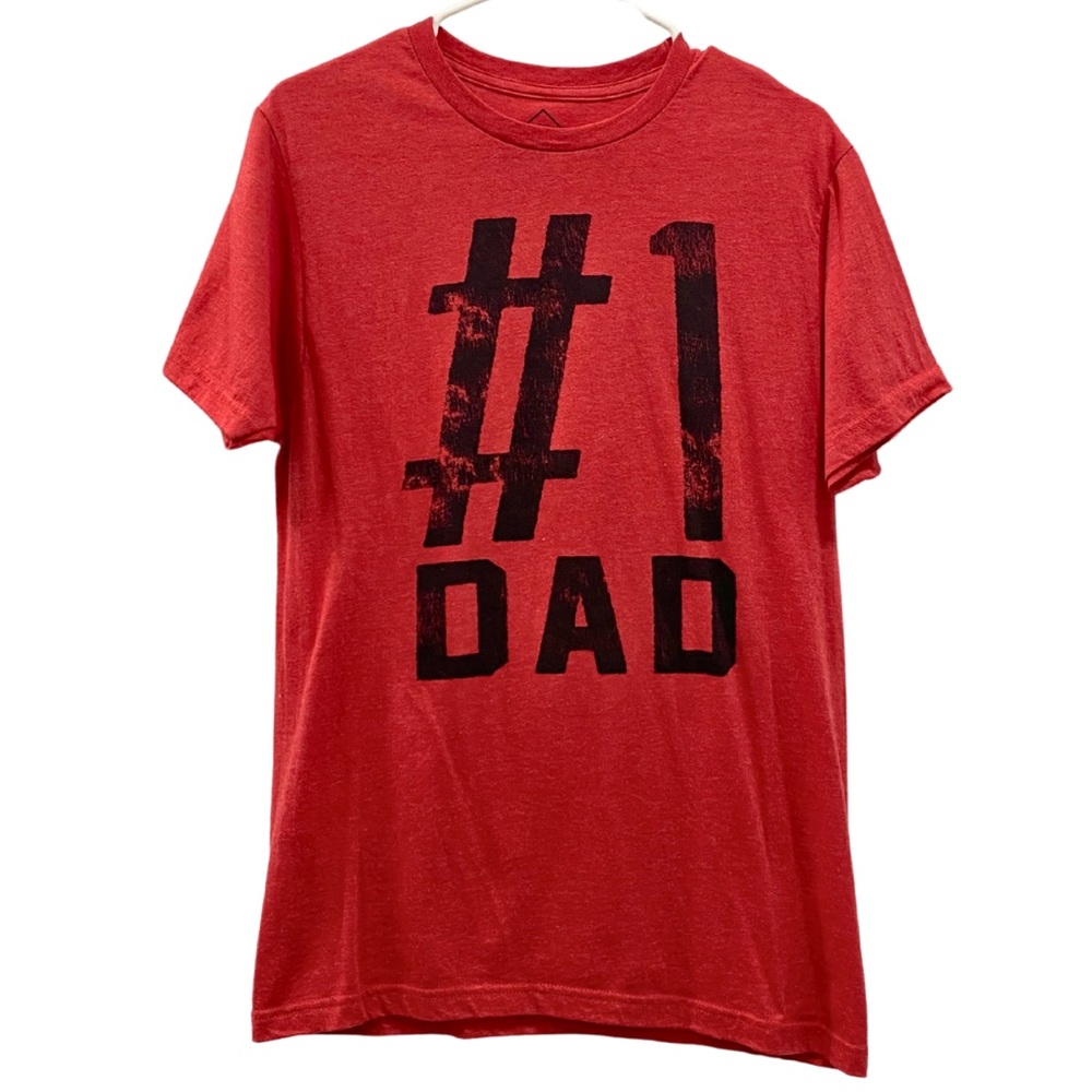 Well Worn Los Angeles Heather Red #1 Dad T-Shirt Medium